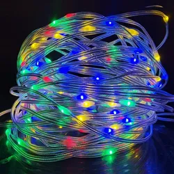 DC 24V Fita de Luz de Natal LED Mini Rope Multicolorida