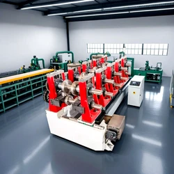 Macchina di Formatura a Rullo Compatta per un Efficiente Lavorazione di Tubo Metallico