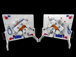 Attrezzatura di controllo delle parti di illuminazione per autoveicoli