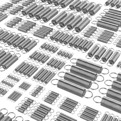 Mola de extensão, 25 Kit de assortimento de molas de extensão de tamanhos diferentes