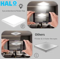 Halolite 45W 3CCT Conservazione dell'Energia Alta Resa Cromatica Pannello Luminoso da Soffitto Retroilluminato