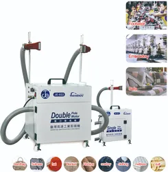 Automatische Nähmaschine mit Stickgarnschneider und Fadenabschneider