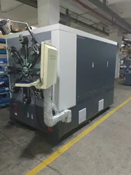 5 eksen cnc makinesi ile 12 Eksen KCT-1245WZ CNC Yay Yapma Makinesi Hidrolik Bükme Makinesi ve Kompresyon Yay Makinesi için