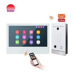 Sistema I-Bus 2 Interfono con cavo e sblocco tramite codice RFID con impronta digitale