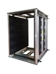 Hochwertiger Rack PCB Lagerung verstellbarer Kunststoff PCB Magazin Rack SMT ESD Antistatisches Magazin Rack für PCB Produktionslinie