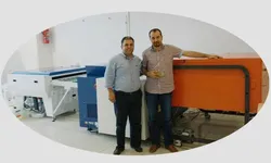Máquina processadora de chapas CTP offset de grande formato