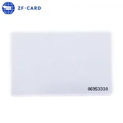 Schede chip vuote in PVC MIFARE Plus per stampante a nastro