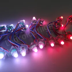 Ws2811 RGB-LED-Pixel-Leuchten, einzeln adressierbar 12mm Diffuses digitales Vollfarb-LED-Pixel-Modullicht