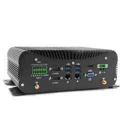 Novo Computador Industrial Compacto de Alto Desempenho Mini PC Sem Ventoinha com 6 COM
