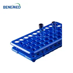 Suportes para tubos de ensaio multifuncionais de plástico com preço de fábrica para laboratório