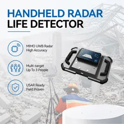 Detector de Vida por Radar Multimodo Ld-Rii com Detecção de Múltiplos Alvos, Equipamento de Resgate Detector de Vida por Radar