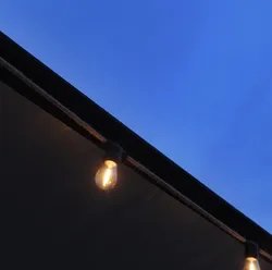 Hanfseil Außen Smart LED Bluetooth Lichterkette