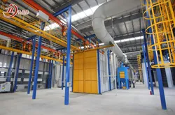 Máquina de Linha de Pintura Eletrostática de Pó em Sala de Pintura Automática