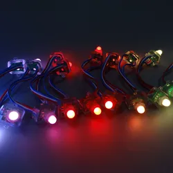 Ws2811 RGB-LED-Pixel-Leuchten, einzeln adressierbar 12mm Diffuses digitales Vollfarb-LED-Pixel-Modullicht