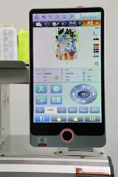 Industrielle computergestützte Mehrkopf-Stickmaschine