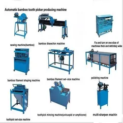 Máquina de Palito de Dente Máquina de Fabricação de Palitos de Dente Linha de Produção de Palitos de Dente