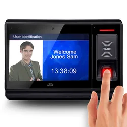 Utouch 7 Zoll Touchscreen TCP Poe RFID Fingerabdruck Android Linux RFID Zutrittskontrollterminal