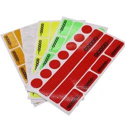 Auto Fiets Reflecterende Velg Sticker Hechting Reflecterende Tape Waarschuwing Reflecterende Decals