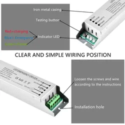 LED wiederaufladbarer Batterie Notfall Treiber Umrüstkit