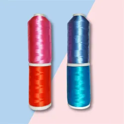 150D/2/3-fach-Gewinde, Polyester-Stickfaden, mercerisierter Faden, Rayon-ähnlicher Faden, feiner Faden