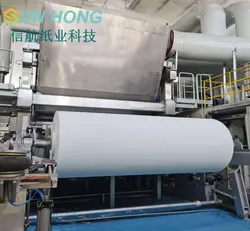 Máquina de Papel Tissue de Formação em Crescente de Alta Velocidade para Papel de Descarte