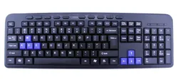 USB-Computer-Tastatur mit 10 Multimedia-Tastatur für Computer