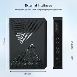 Hystou Gaming Mini Computer Rtx 3050 Leistungsstarker Spieler Desktop-PC