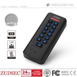 Controle de Acesso com Cartão IC/ID RFID, Teclado à Prova d'Água para Sistema de Controle de Acesso