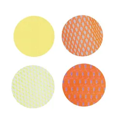 Cor Fluorescente 100% Tecido de Malha de Poliéster com PVC Refletivo Colete de Advertência de Segurança (R113)