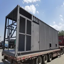 Maßgeschneiderter Container für den Transport von Großgeräten