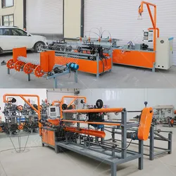 Manuell betriebene Drahtgeflecht-Metallnetz-Kettengliedzaun-Herstellungsmaschine