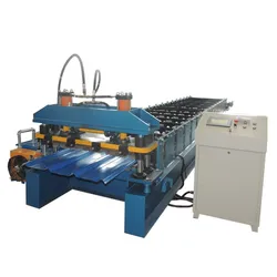 4 Rippenschalungsblech-Herstellungsmaschine Trapezform-Rollformmaschine