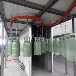 LPG-Gaszylinder elektrostatisches Pulverbeschichtungssystem