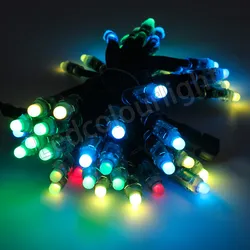 Ws2811 Lampu LED Modul String DOT Piksel RGB untuk Papan Iklan Peluru 12mm
