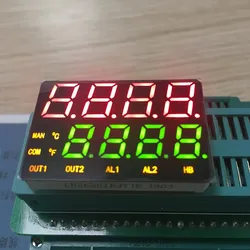 Temperaturregelung LED-Anzeige mit 4 Ziffern Dual-Line 7 Segmenten