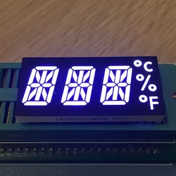 Hochsichtbares 14 Segment alphanumerisches LED-Display für Temperatur