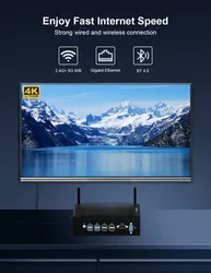 Hystou Computer Große Speicherung Hochleistungs Industrie Fanless Mini PC