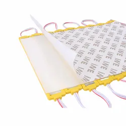 Módulo LED de Emissão Lateral de Alta Qualidade DC12V 3LEDs 3030 Verde Rosa/Vermelho/Amarelo com Lente 20PCS/String