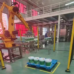 स्वचालित स्टैकिंग रोबोट कागज निर्माण प्रक्रियाओं के लिए सुव्यवस्थित