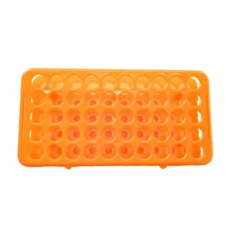 Material PP 50 Suportes para Tubos de Ensaio de Plástico Wells Suporte para Tubos de Ensaio de Plástico 50 Suporte para Tubos de Centrifugação Wells