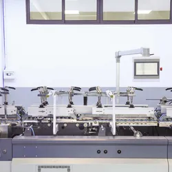 Papierverarbeitungsmaschine Falt- und Klebemaschine für Papierboxen