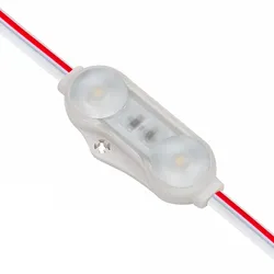 DC 12V Modul LED Outdoor Tahan Air 1.2watts Kotak Lampu Per Modul dengan IP65 Pita Perekat Injeksi untuk Tujuan Dekoratif Modul LED 12V