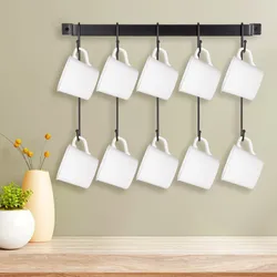 Multifunktionales kompaktes Design matte Oberfläche Wandhakenregal