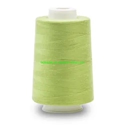 Farbe 402 Anpassung Akzeptieren 100% Polyester Kern gesponnen Textil Nähfaden