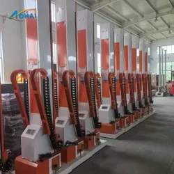 Équipement automatique de revêtement en poudre électrostatique à piston pour ligne de revêtement en poudre