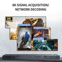 8K Processador de Emenda Criativa 9output com Transmissão Multimídia e Controle
