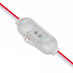 12V Módulo LED IP67 À prova d'água 2LEDs Injeção 1.2W Luz do Módulo LED para Iluminação de Caixas de Luz e Sinais