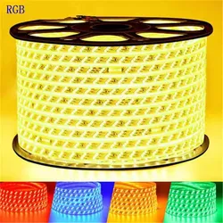 Fitas de LED RGB WiFi controladas por APP de smartphone funcionam com Alexa, fitas de LED RGB à prova d'água 5050 luzes de corda inteligentes SMD