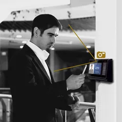 7 Sistema di rilevamento delle presenze con schermo LED touch da pollice e tracciamento del tempo tramite impronta digitale