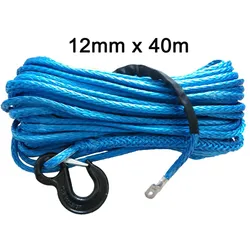 12 Strang UHMWPE Polyester beschichtetes Offshore-Seil Festmacher-Seil Marine-Seil